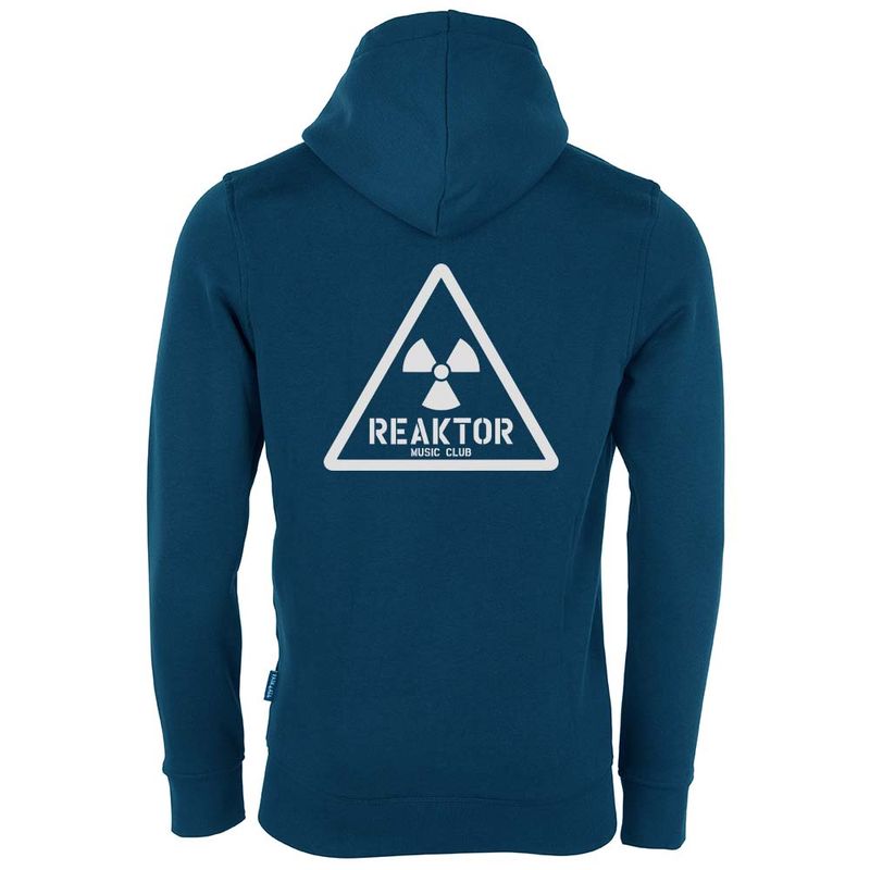 REAKTOR Luxury Hoodie | Retro-Logo vorne klein, hinten groß (Unisex)