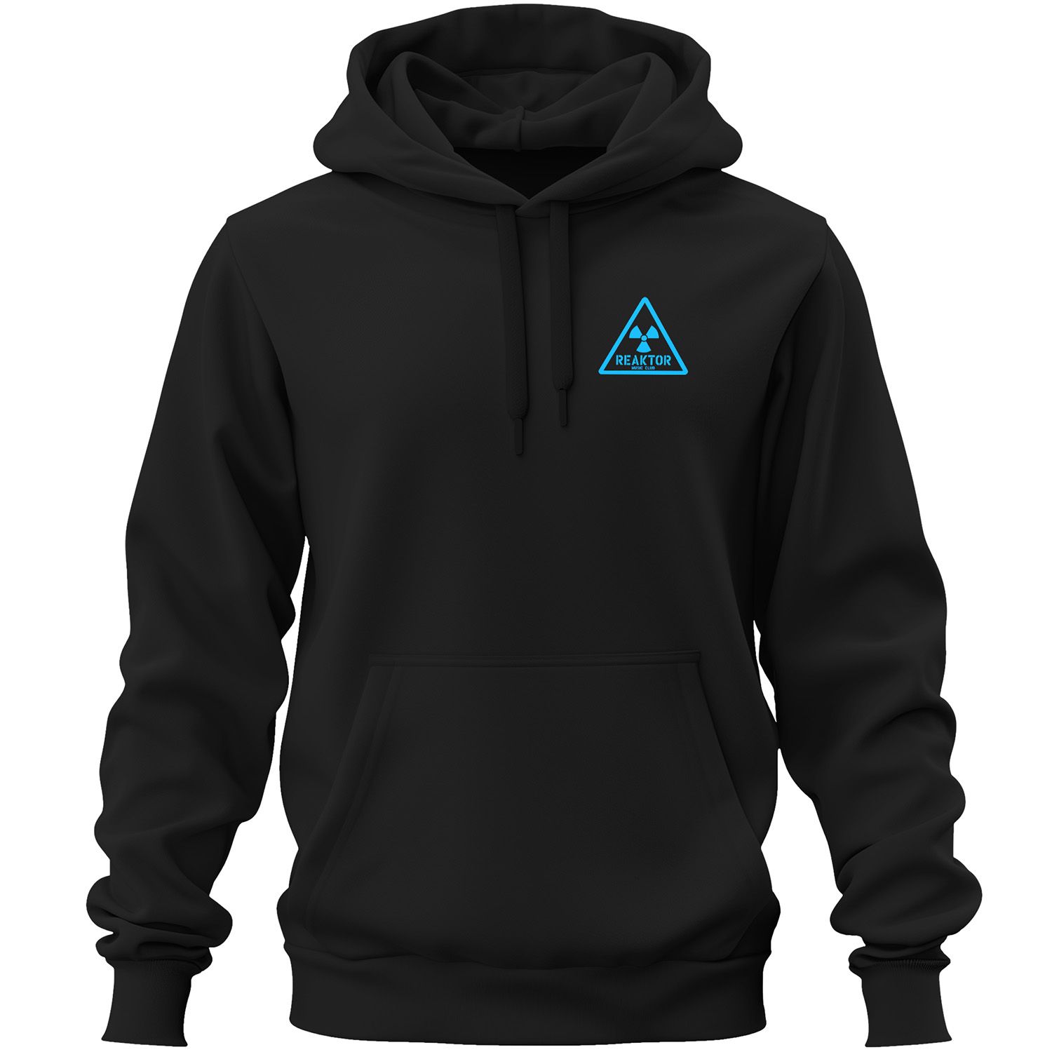 REAKTOR Premium-Hoodie | Retro-Logo vorne klein, hinten groß (Unisex)