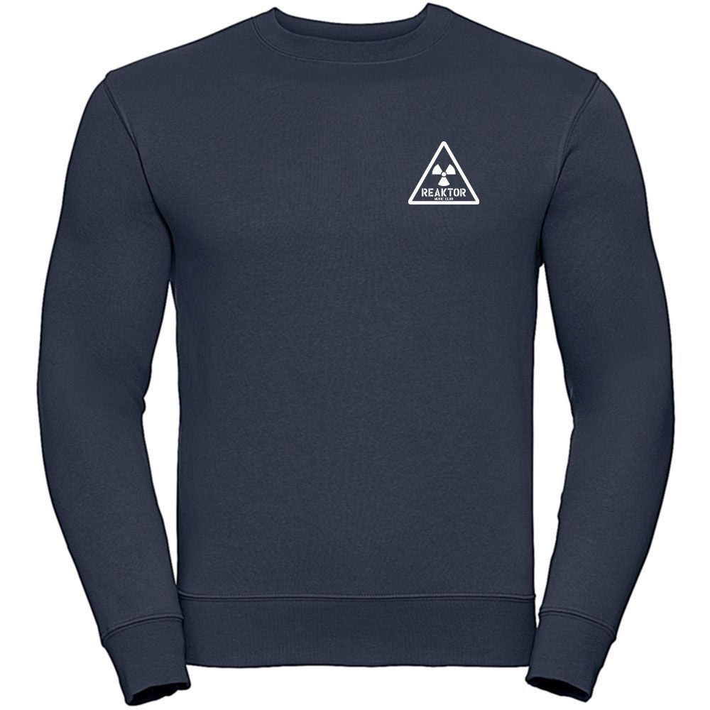 REAKTOR Authentic Sweatshirt | Retro-Logo vorne klein, hinten groß (Unisex)