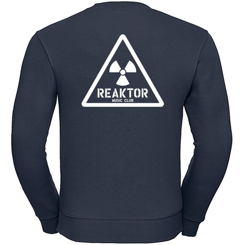 REAKTOR Authentic Sweatshirt | Retro-Logo vorne klein, hinten groß (Unisex)