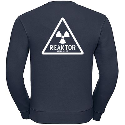 REAKTOR Authentic Sweatshirt | Retro-Logo vorne klein, hinten groß (Unisex)
