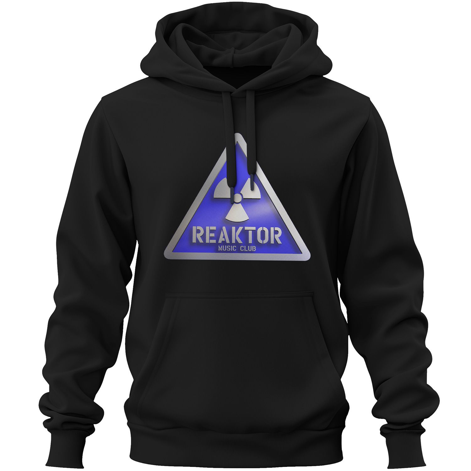REAKTOR Premium-Hoodie | Blue-Logo vorne groß (Unisex)