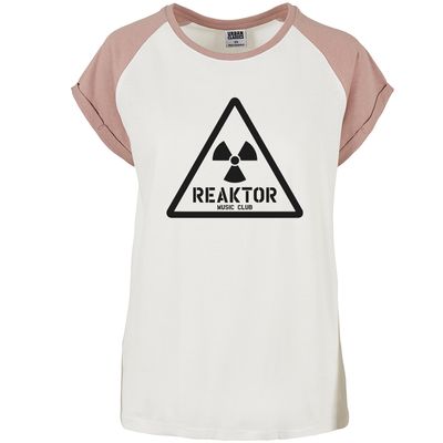 REAKTOR (Retro-Logo) Contrast T-Shirt by Urban Classics  (Women) REAKTOR (Retro-Logo) Contrast T-Shirt by Urban Classics  (Women)