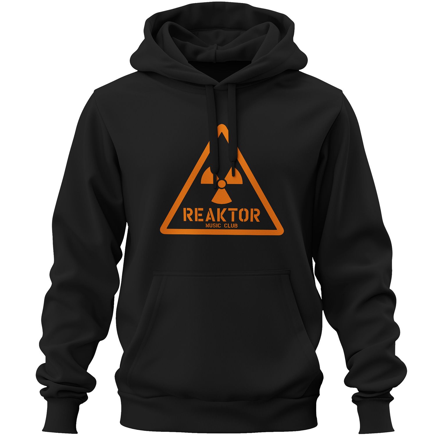 REAKTOR Premium-Hoodie | Retro-Logo vorne groß (Unisex)