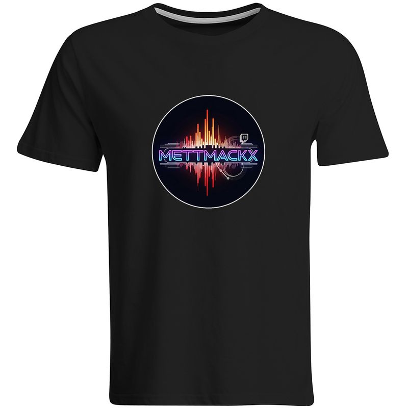 DJ Mackx T-Shirt | Black Vinyl (Men)