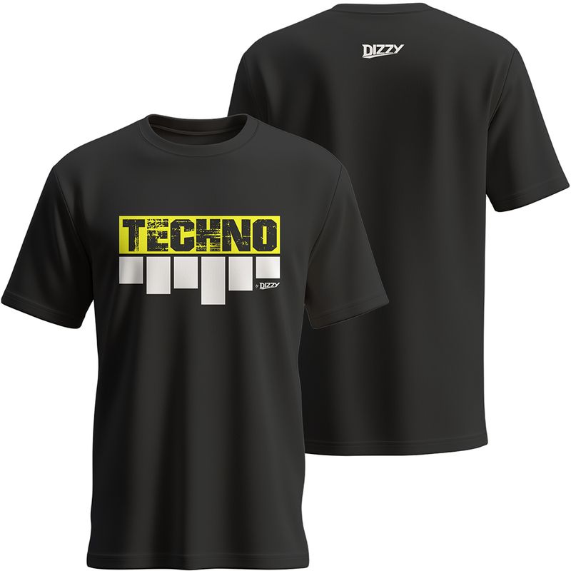 DJ Dizzy Techno T-Shirt Logo (Men) DJ Dizzy Techno T-Shirt Logo (Men)