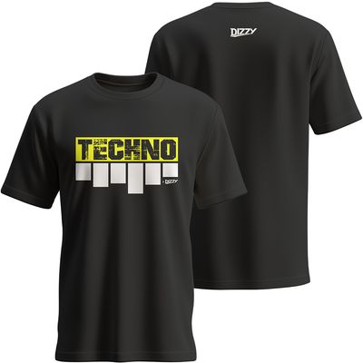 DJ Dizzy Techno T-Shirt Logo (Men)