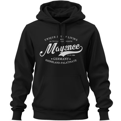 "50 th parallel North - Mayence" Premium Hoodie (Unisex)
