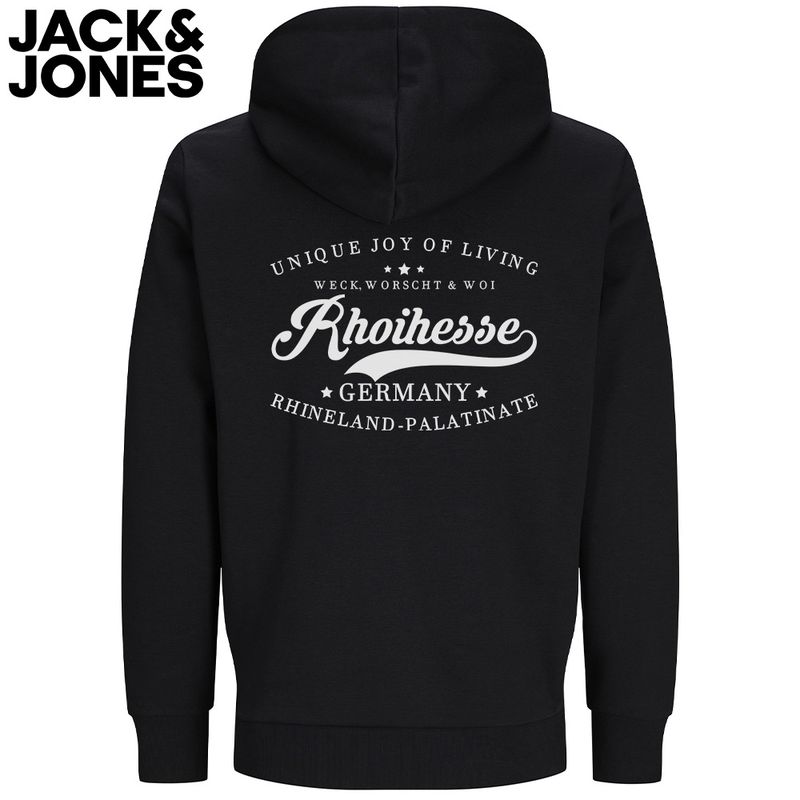 "Weck, Worscht & Woi - Rhoihesse!" Reißverschlussjacke by Jack & Jones (Unisex)