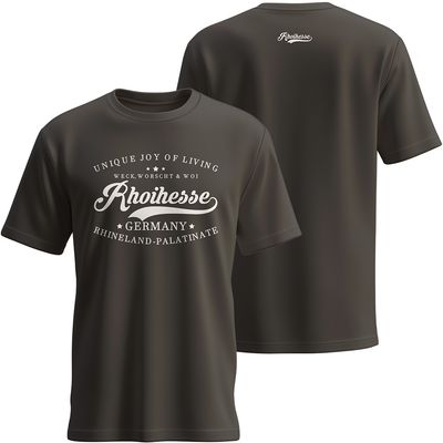 "Weck, Worscht & Woi - Rhoihesse!" T-Shirt (Herren)