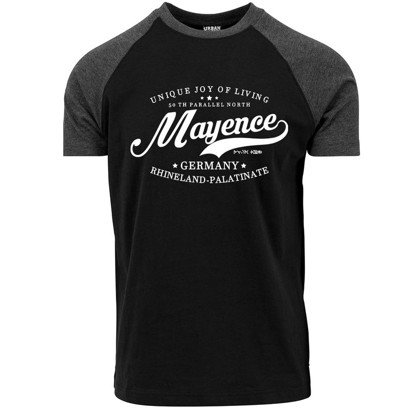 "50 th parallel North - Mayence" Contrast T-Shirt by Urban Classics (Herren)