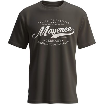 "50 th parallel North - Mayence" T-Shirt (Herren)