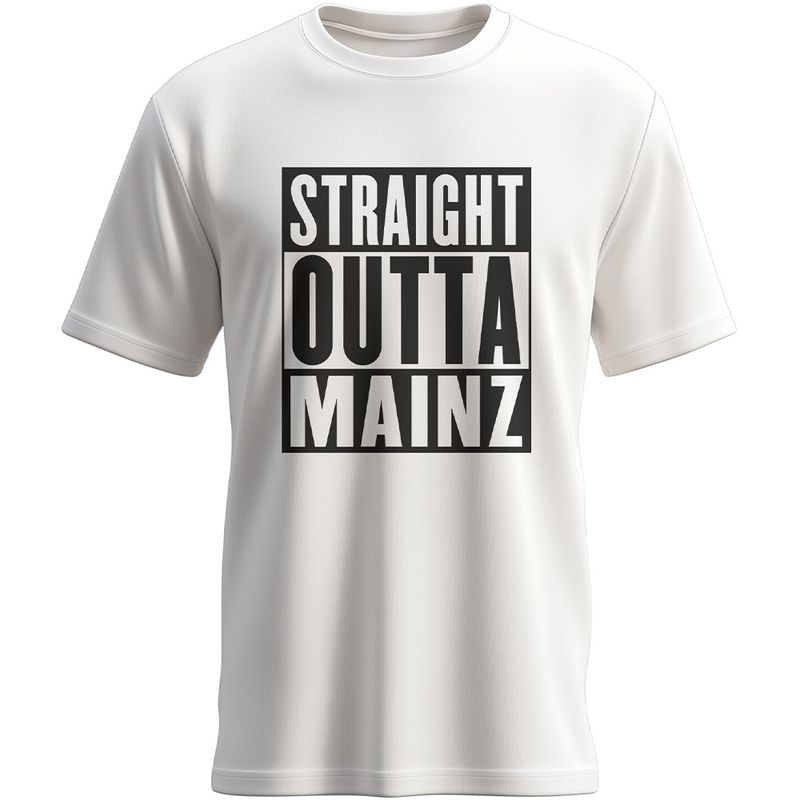 "Straight outta Mainz" T-Shirt (Herren)