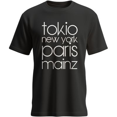 "Tokio, New York, Paris, Mainz" T-Shirt (Herren)