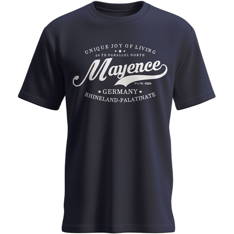 "50 th parallel North - Mayence" T-Shirt (Herren)