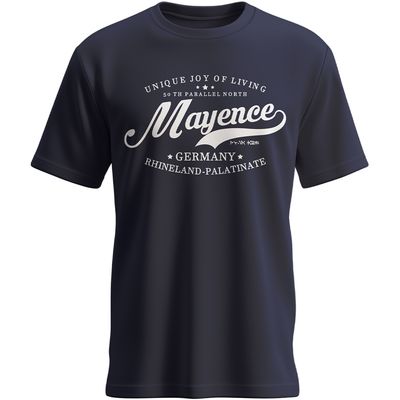 "50 th parallel North - Mayence" T-Shirt (Herren)