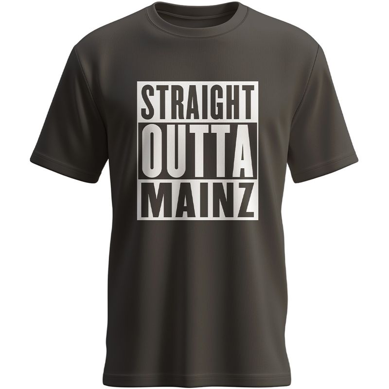 "Straight outta Mainz" T-Shirt (Herren)