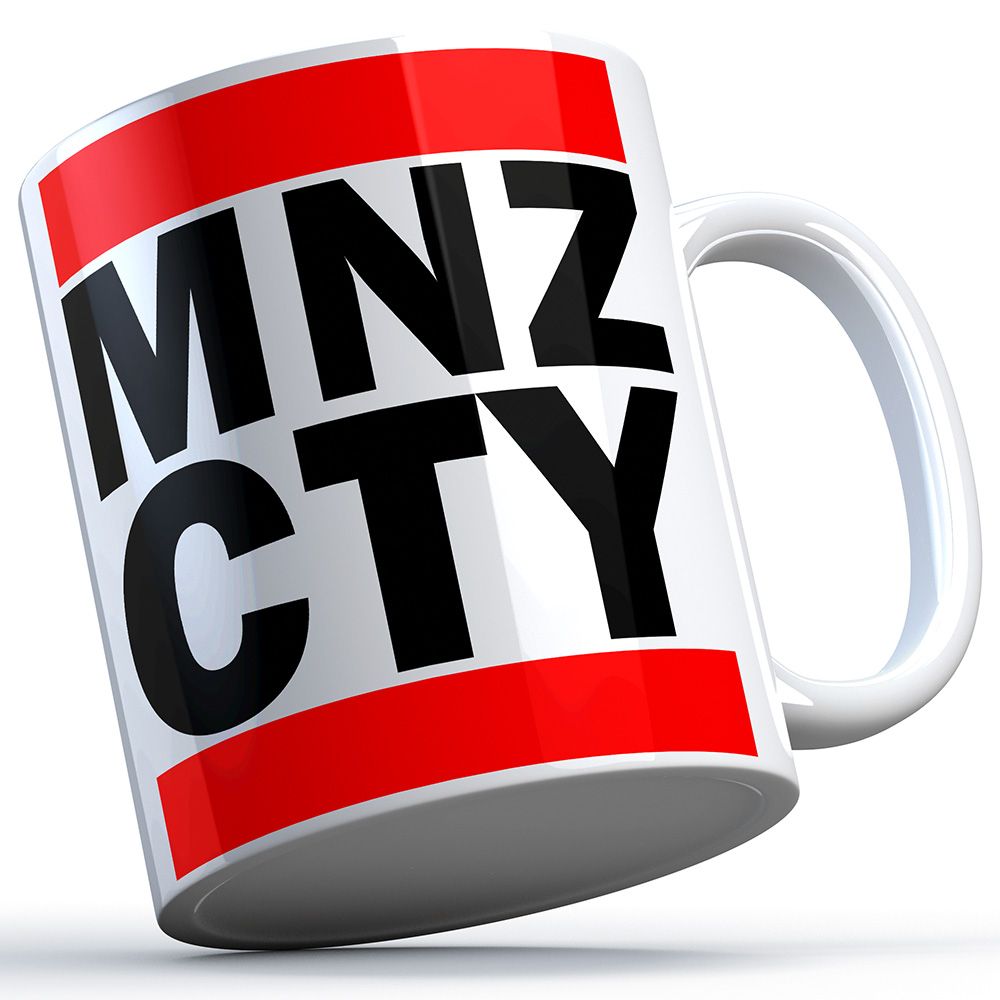 "MNZ CTY" Oldschool Keramiktasse