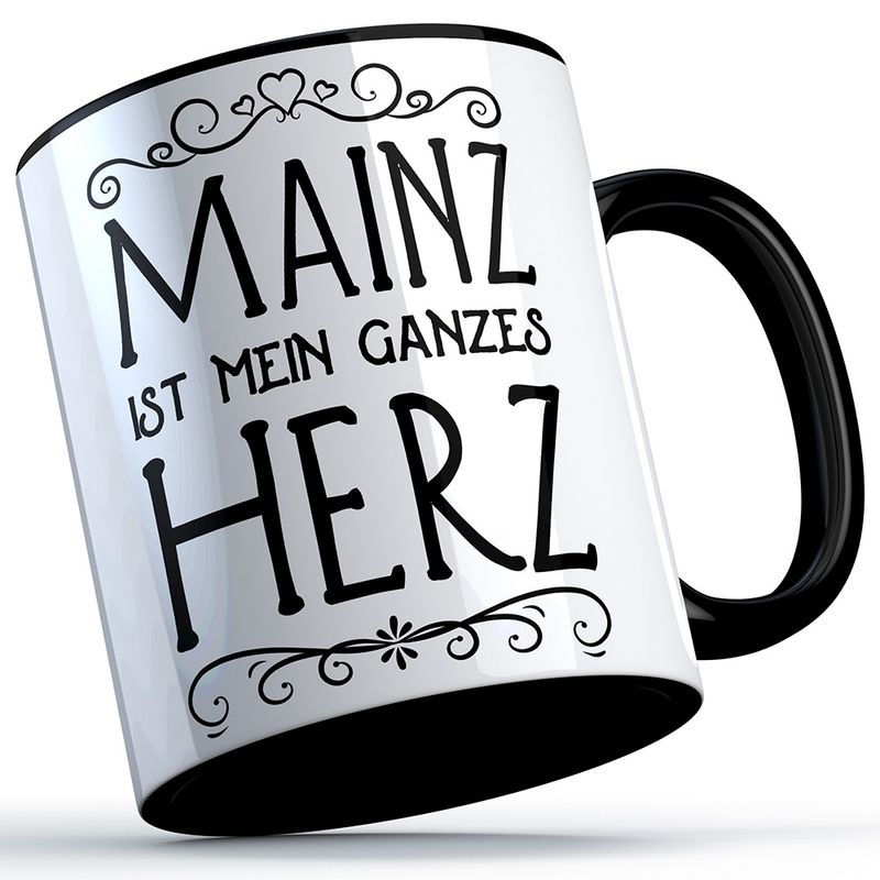 "Mainz ist mein ganzes Herz" Keramiktasse