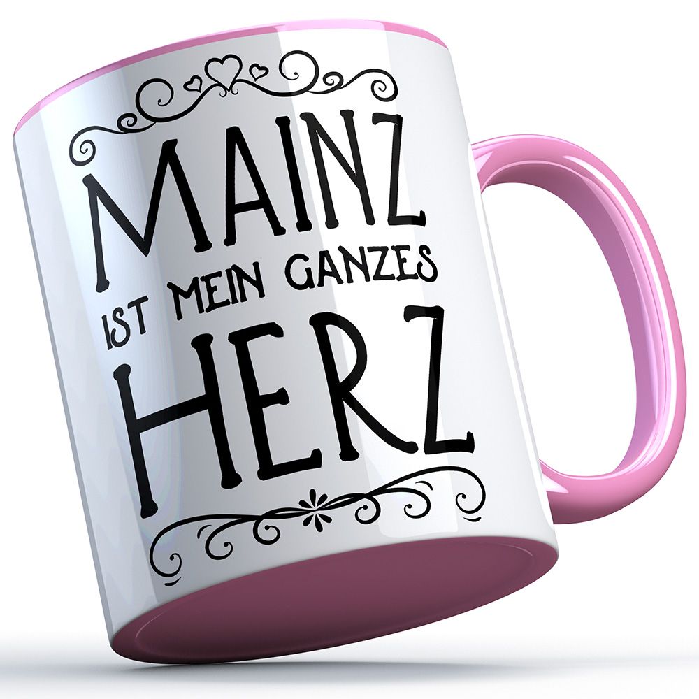 "Mainz ist mein ganzes Herz" Keramiktasse