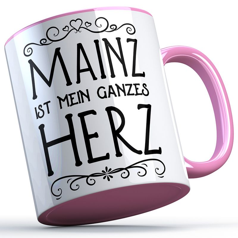 "Mainz ist mein ganzes Herz" Keramiktasse