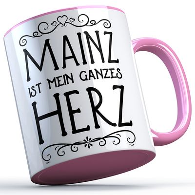 "Mainz ist mein ganzes Herz" Keramiktasse