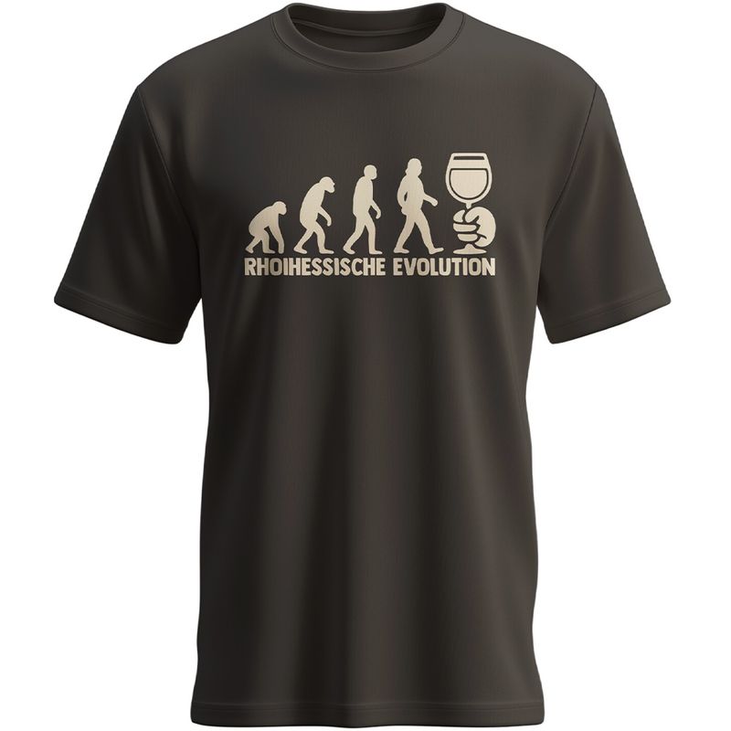 "Rhoihessische Evolution" T-Shirt (Herren)