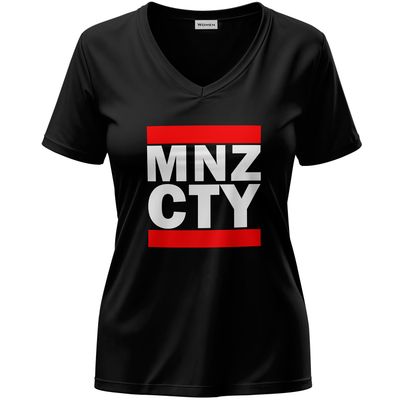 Oldschool T-Shirt "MNZ CTY" (Damen)