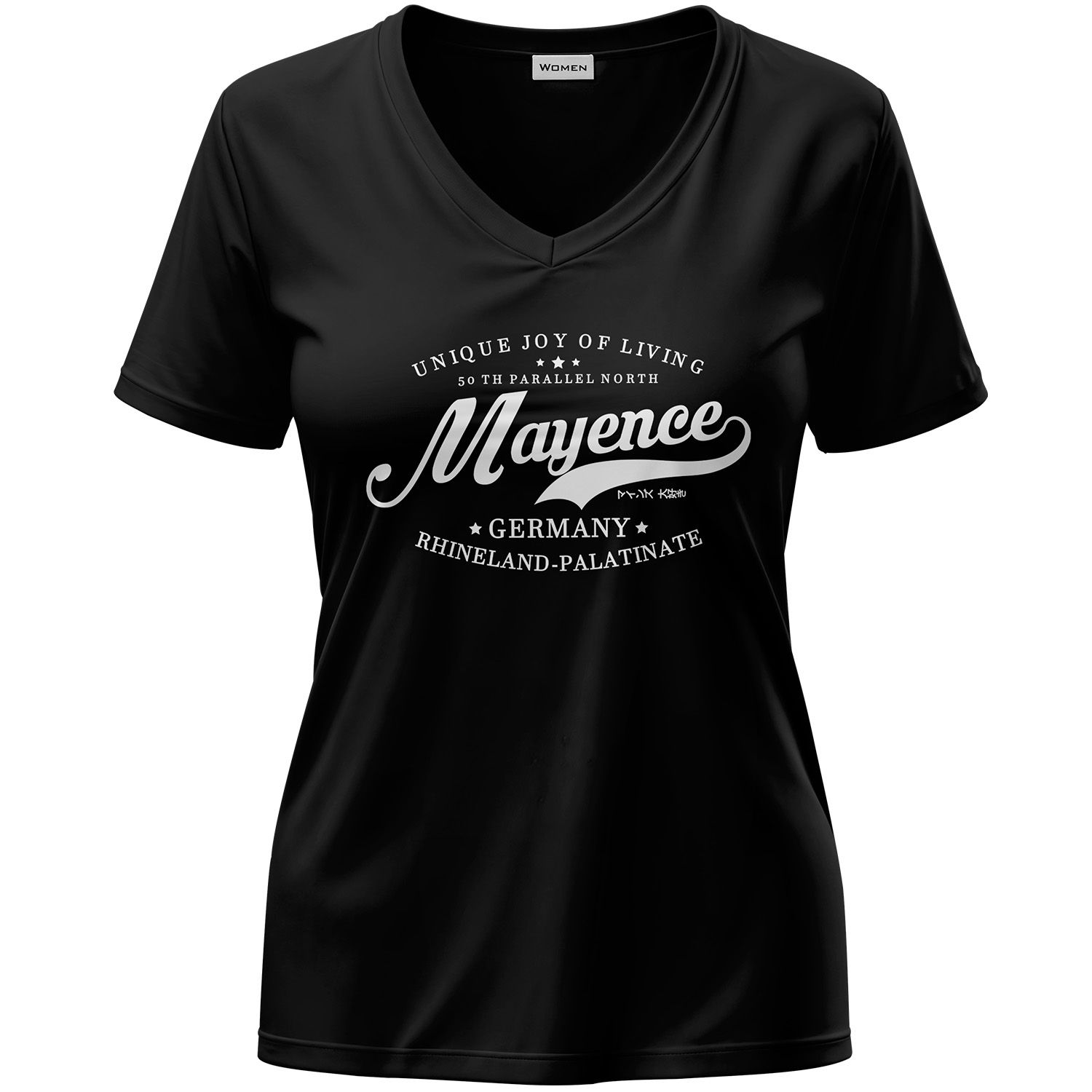 Mainz T-Shirt "50 th parallel North - Mayence" (Damen)