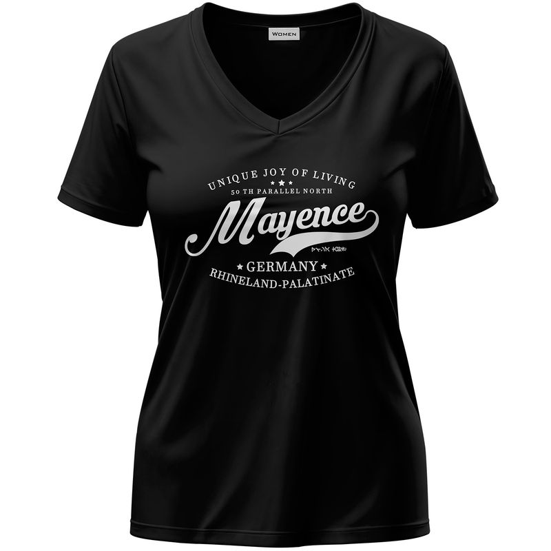 Mainz T-Shirt "50 th parallel North - Mayence" (Damen)
