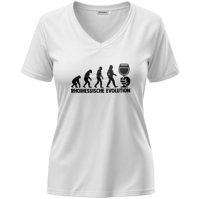 "Rhoihessische Evolution" T-Shirt (Damen)