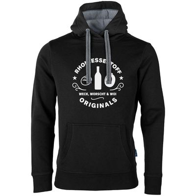 "Rhoihessestoff - Weck, Worscht & Woi" Luxury Hoodie (Unisex)