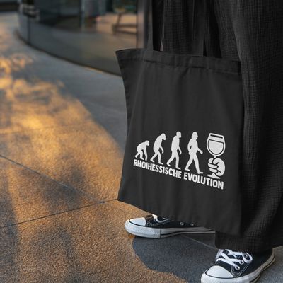 "Rhoihessische Evolution" Jutebeutel