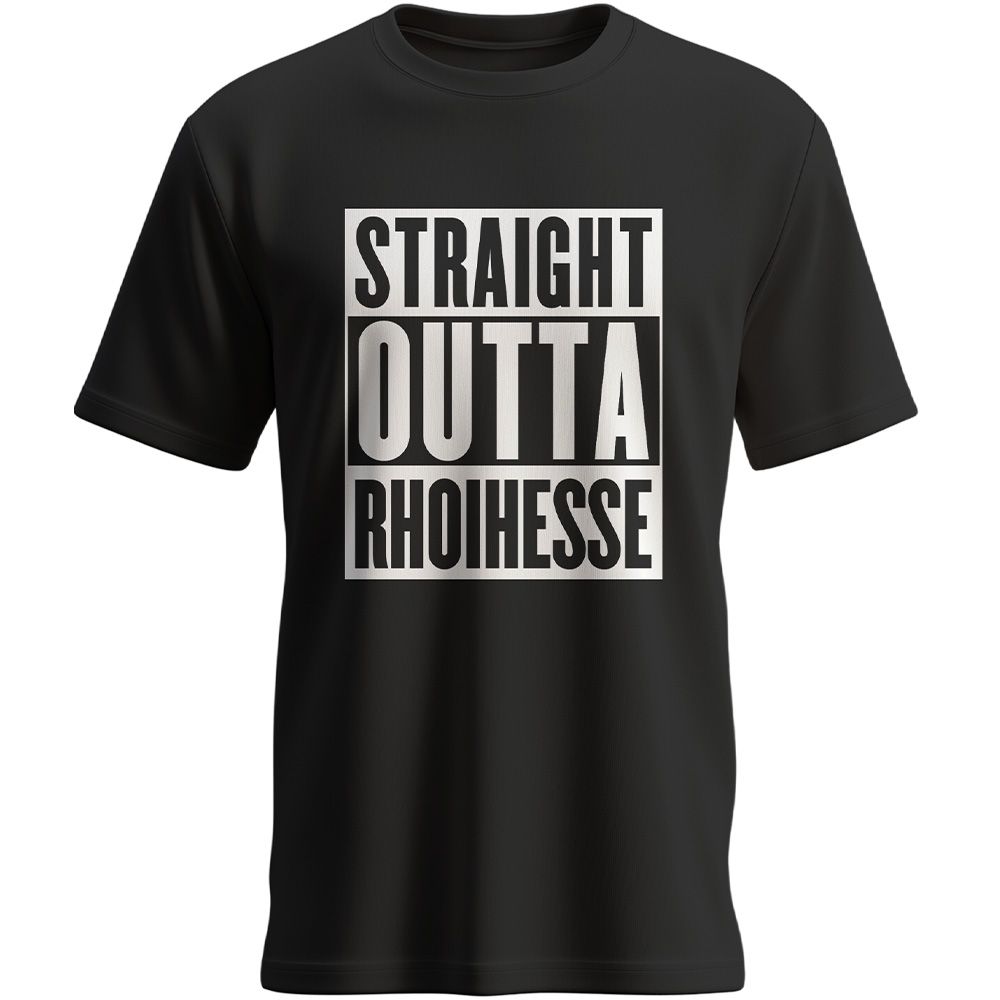 "Straight outta Rhoihesse" T-Shirt (Herren)