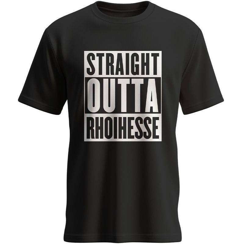 "Straight outta Rhoihesse" T-Shirt (Herren)