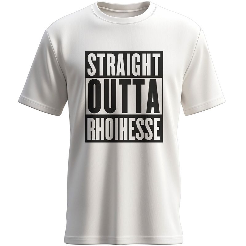 "Straight outta Rhoihesse" T-Shirt (Herren)