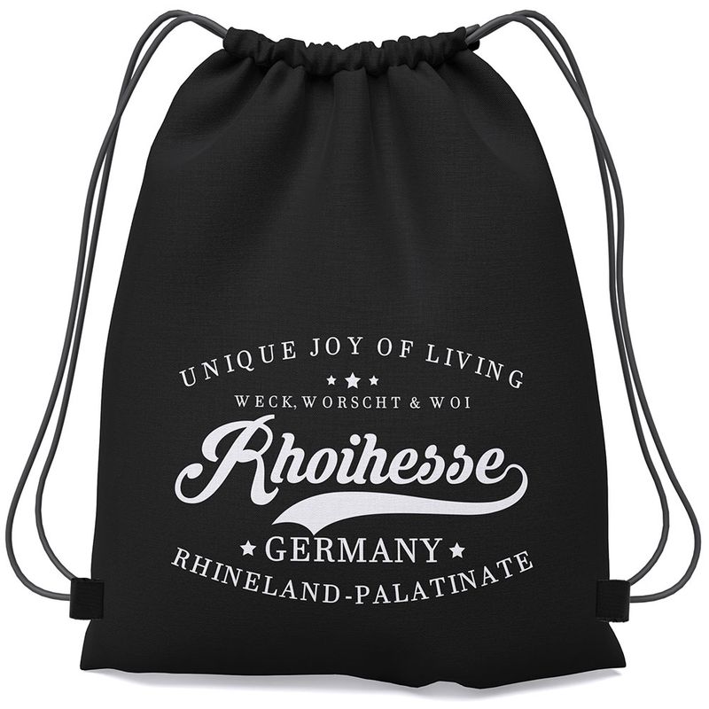 "Weck, Worscht & Woi - Rhoihesse!" Gym-Bag (Unisex)