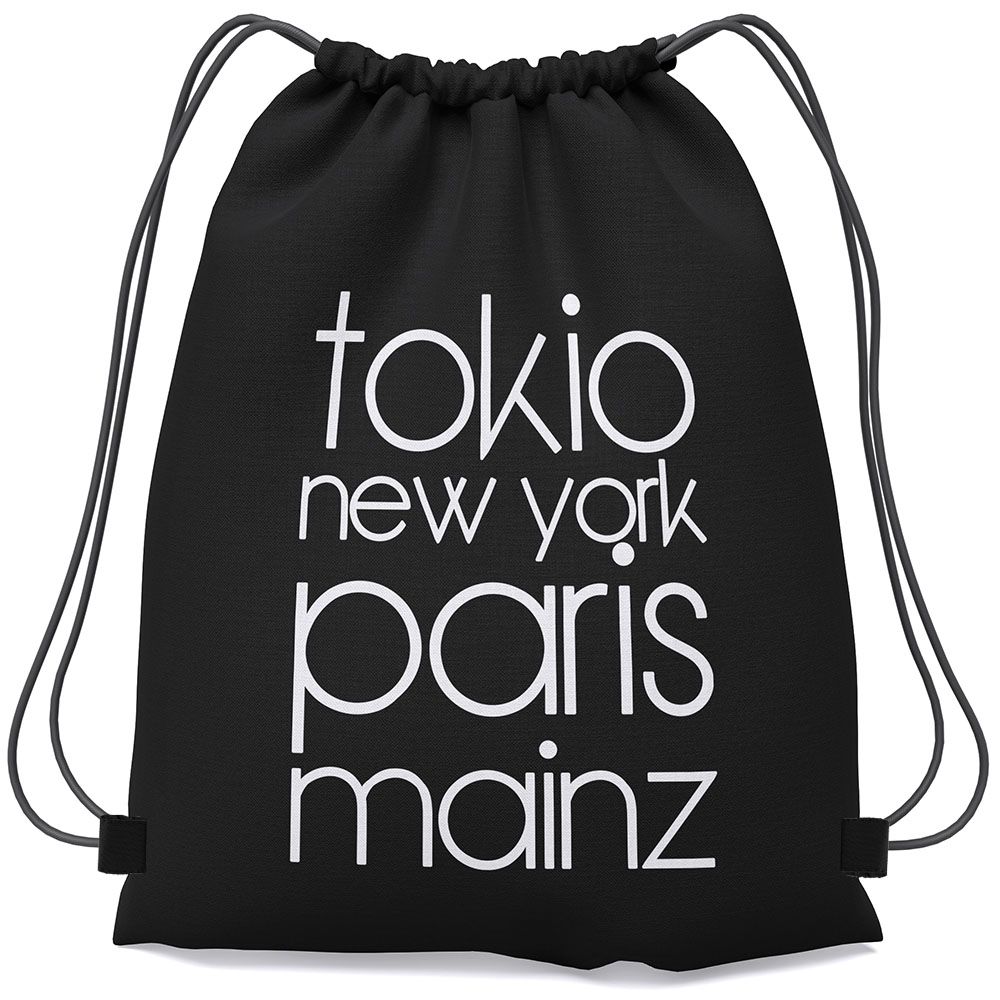 "Tokio, New York, Paris, Mainz" Gym-Bag (Unisex)