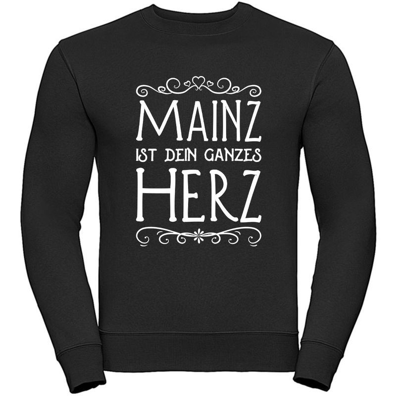"Mainz ist mein ganzes Herz" Sweatshirt (Unisex)
