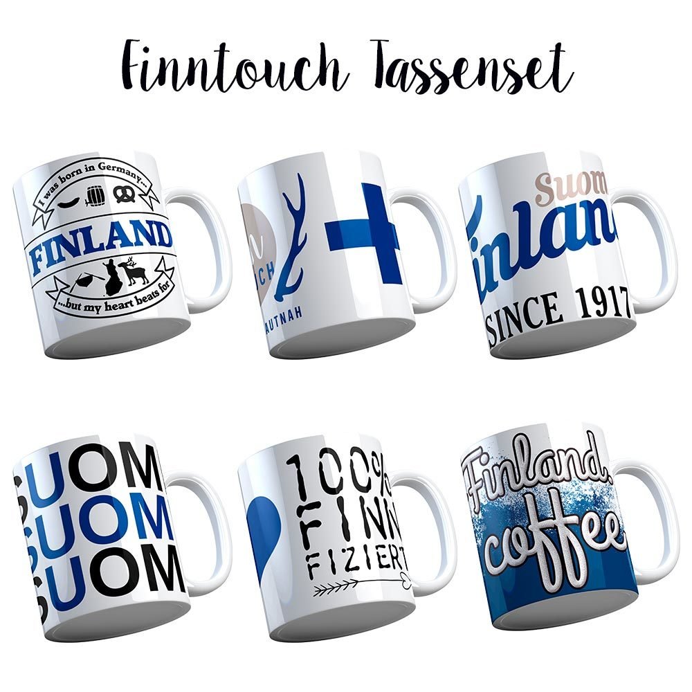 FinnTouch Geschenkset (bestehend aus sechs Tassen)