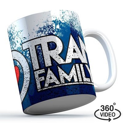 Trancefamily FFM Tasse (Blue Splash)