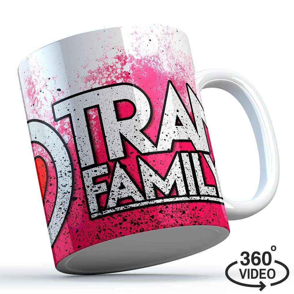 Trancefamily FFM Tasse (Pink Splash) Trancefamily FFM Tasse (Pink Splash)