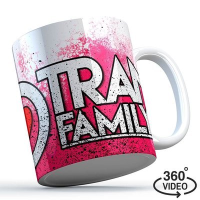 Trancefamily FFM Tasse (Pink Splash)