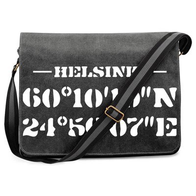 "Helsinki" Premium Messengertasche im Vintagelook