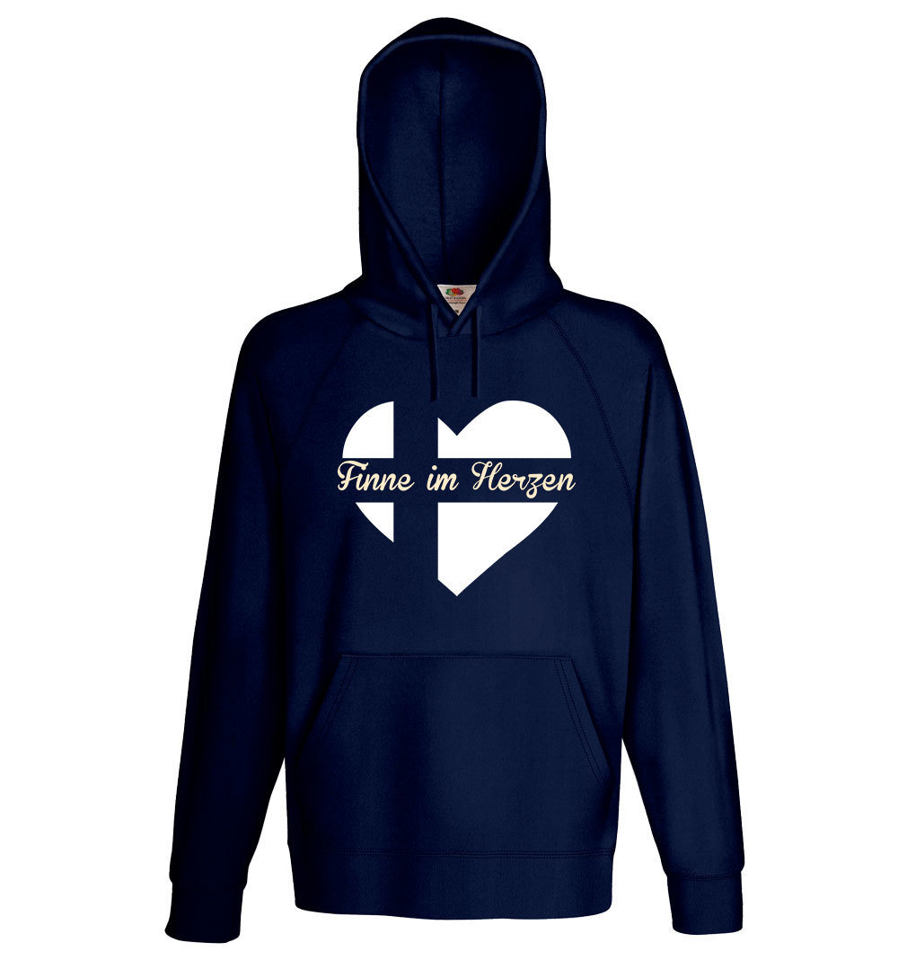 "Finne im Herzen" Hoodie (Men) M1-FT 11200