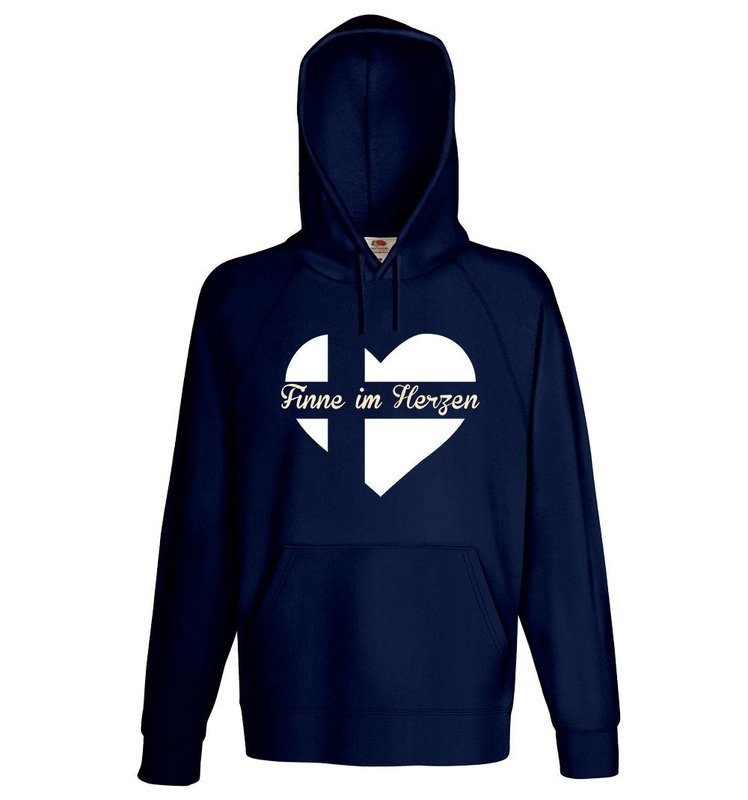 "Finne im Herzen" Hoodie (Men)