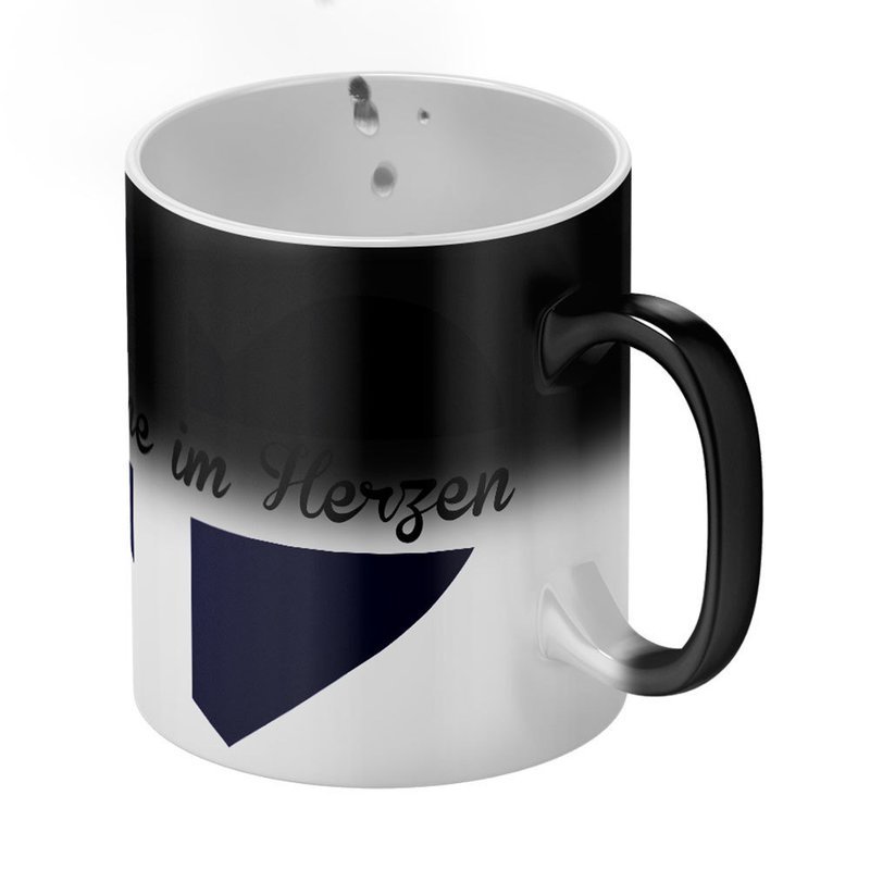 Magische Tasse Magische Tasse "Finnin/Finne im Herzen"