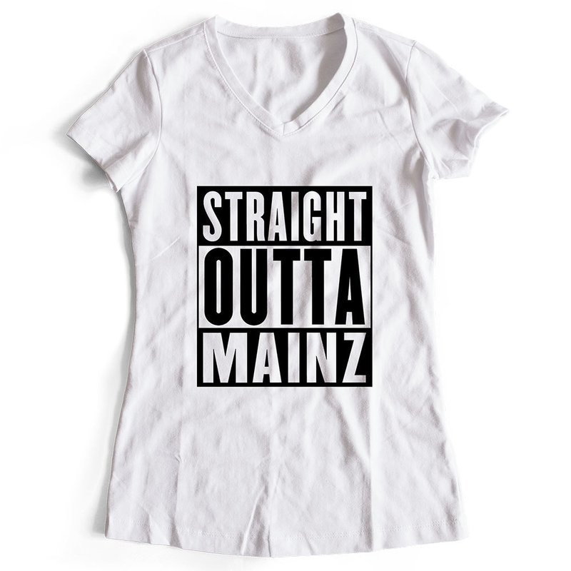 T-Shirt T-Shirt "Straight outta Mainz" (Damen)