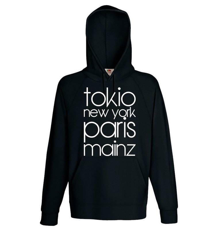 "Tokio, New York, Paris, Mainz" (Hoodie)
