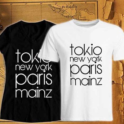 Tokio, New York, Paris, Mainz